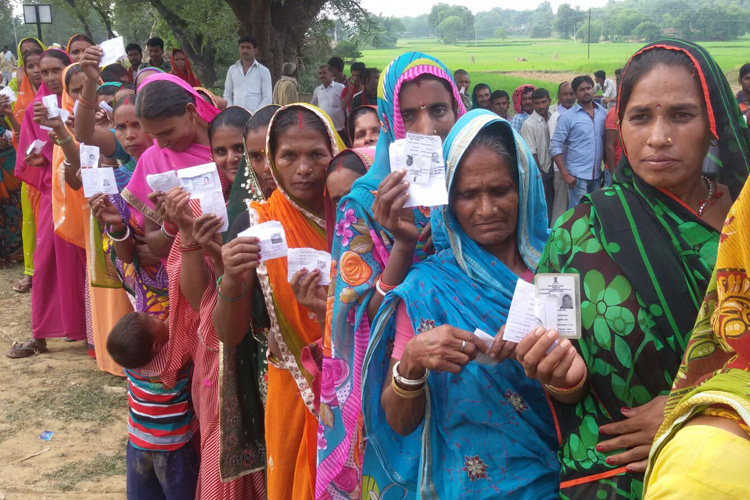 record57percentpollingreportedinfirstphaseofassemblyelectionsinbihar